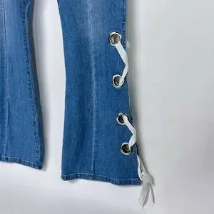 Fashion Nova Jeans Fashion Nova Ring My Bell Bottom Stretch